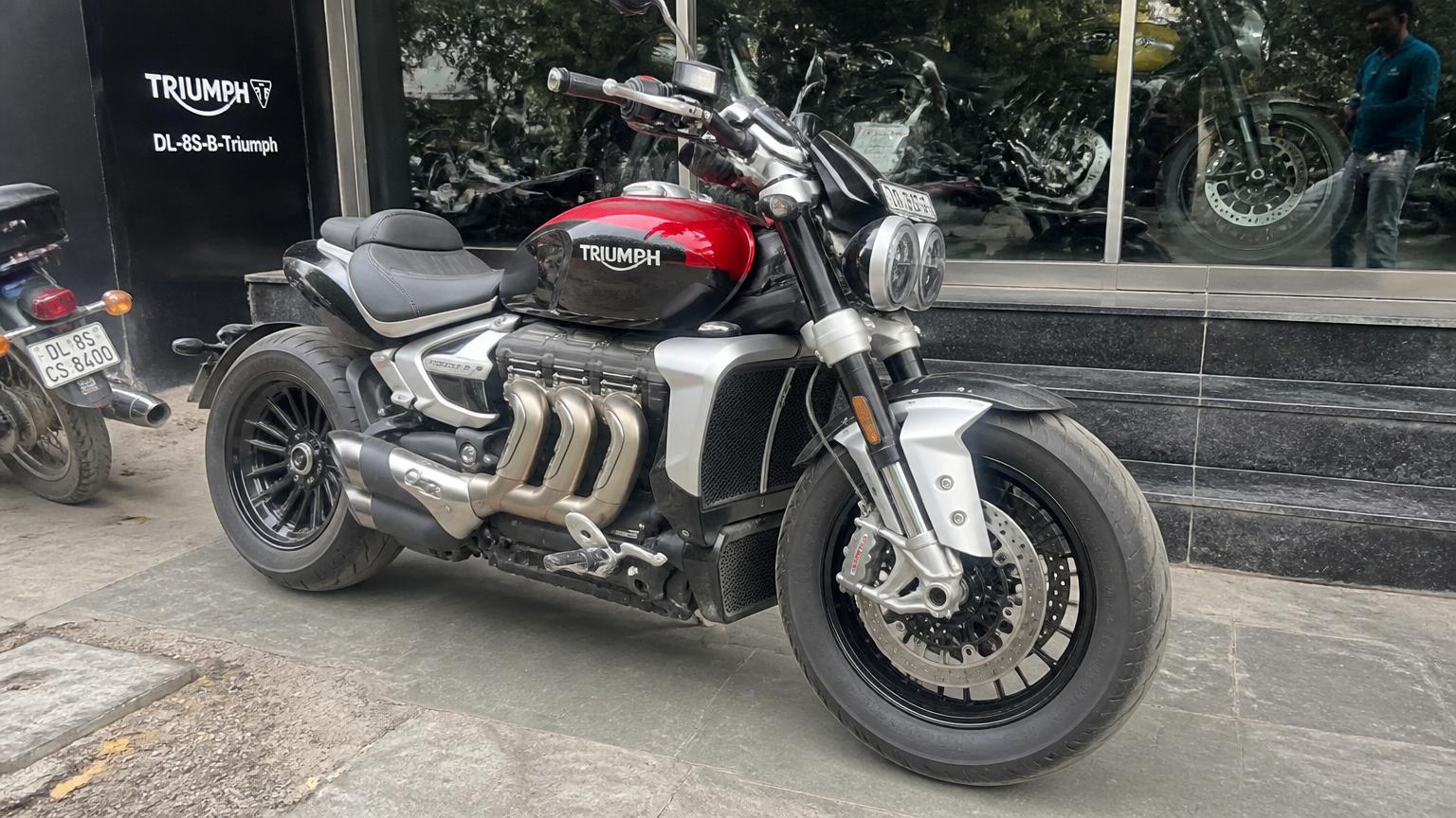 Triumph Rocket 3 R cruiser motorcycle in India — 167 PS engine, 16-19 kmpl mileage and on-road price around ₹23,50,000