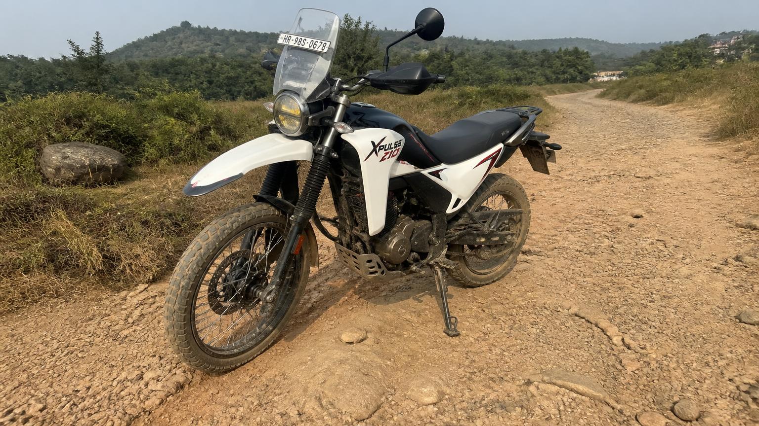 Hero Xpulse 210 mountain trail motorcycle in India — 24.6 PS engine, 35-38 kmpl mileage and on-road price around ₹2,12,000