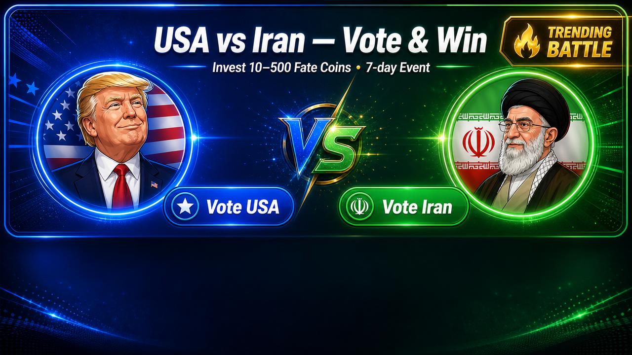 Fate Deck Global Opinion Poll — USA vs Iran investment portal